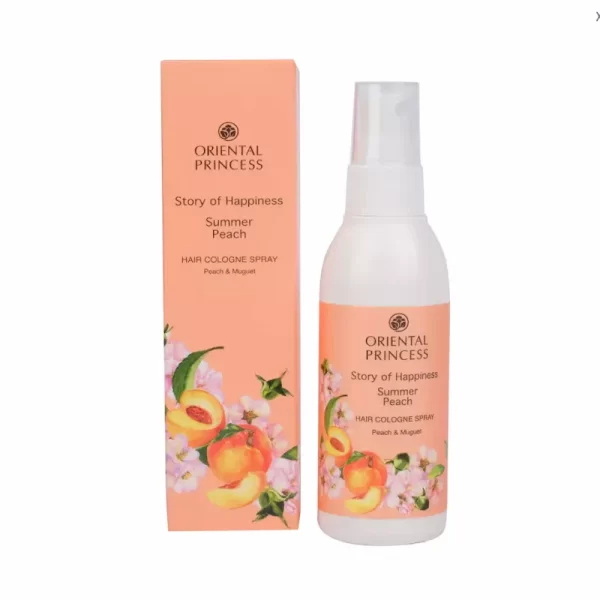 summer peach hair spray